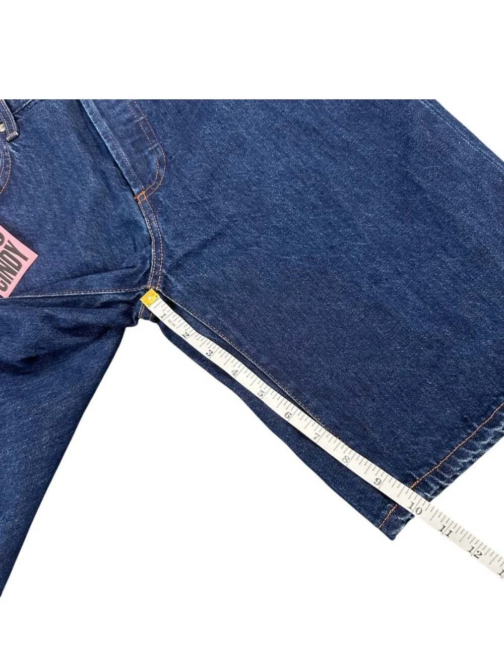 NWT Denim Forum The ’90s Cindy Bermuda Denim Shorts Low Rise Size 25